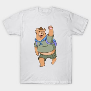 Cartoon bear is scout T-Shirt